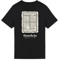 T-shirt leger unisexe padel BANDEJA — Noir - dos_0