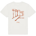 T-shirt padel oversize L'angle — Blanc - dos_0