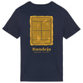 T-shirt leger unisexe padel BANDEJA — Bleu marine - dos_0