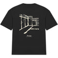 T-shirt padel oversize L'angle — Noir - dos_0