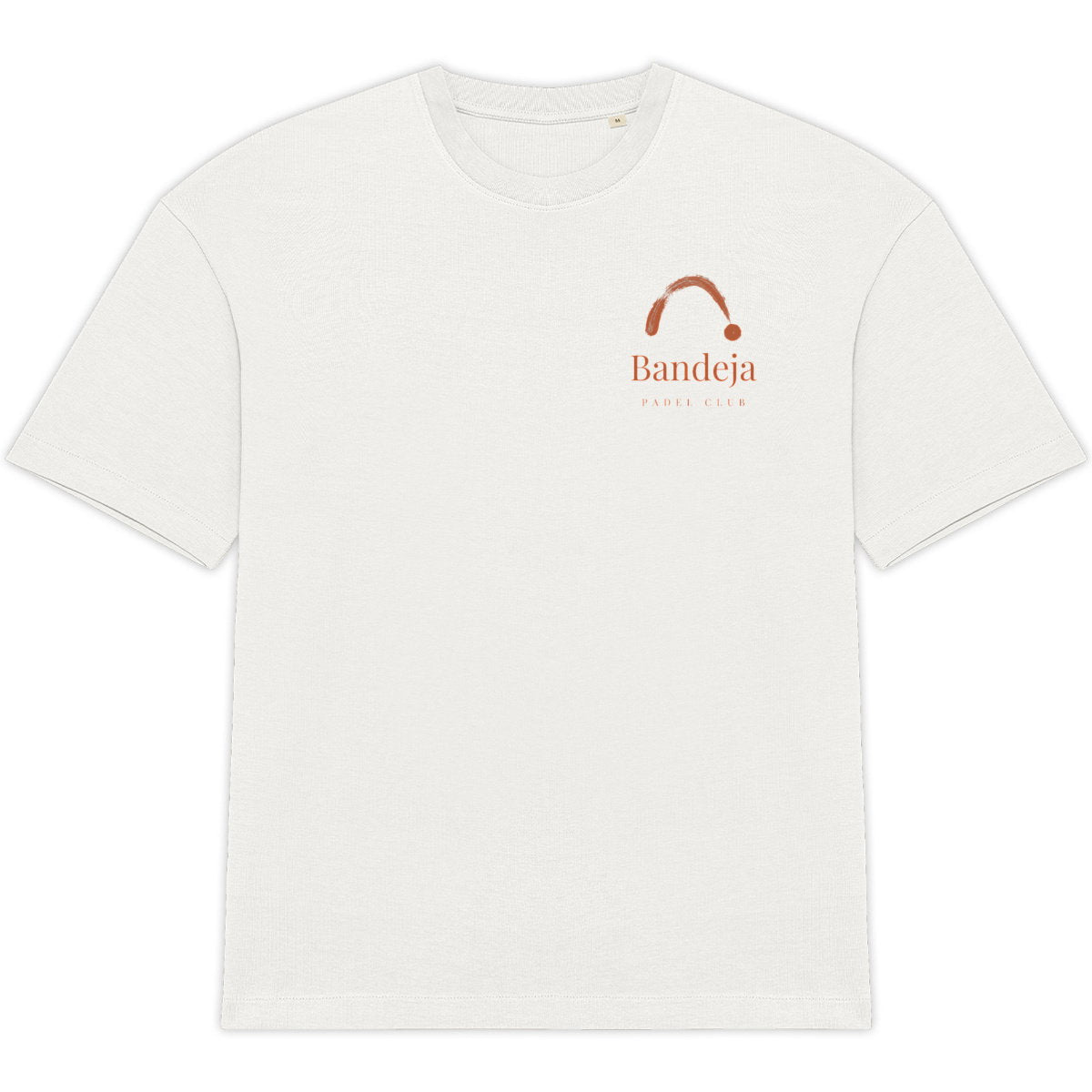 T-shirt padel oversize L'angle — Blanc - face_0