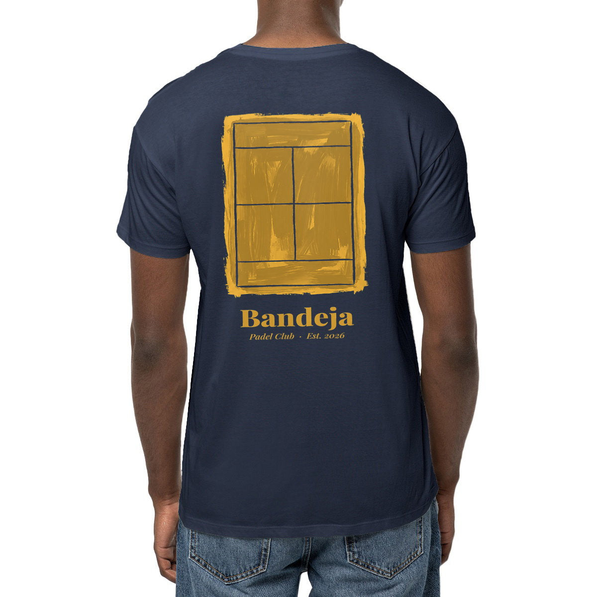 T-shirt léger padel Bandeja — Marine
